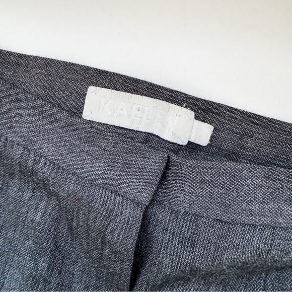 Kaelen Detachable Ruffle Wool/Cotton Trousers - Picture 5 of 10